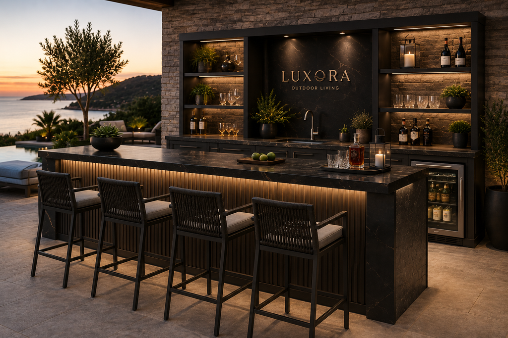 Luxora Monaco™ Luxury Outdoor Entertainment Bar